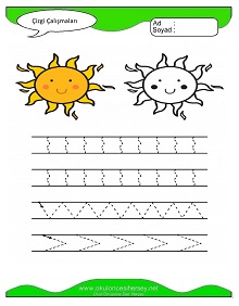 Çizgi Çalışma Sayfaları